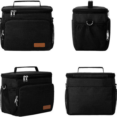 Womens Men Reusable Lunch Bags For Work Oxford Fabric